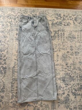 Aritzia Jean Maxi Skirt